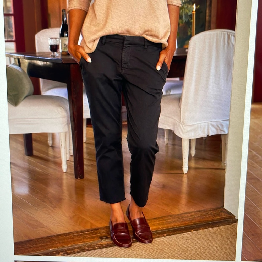 FRANK & EILEEN Black Wicklow Italian Chino